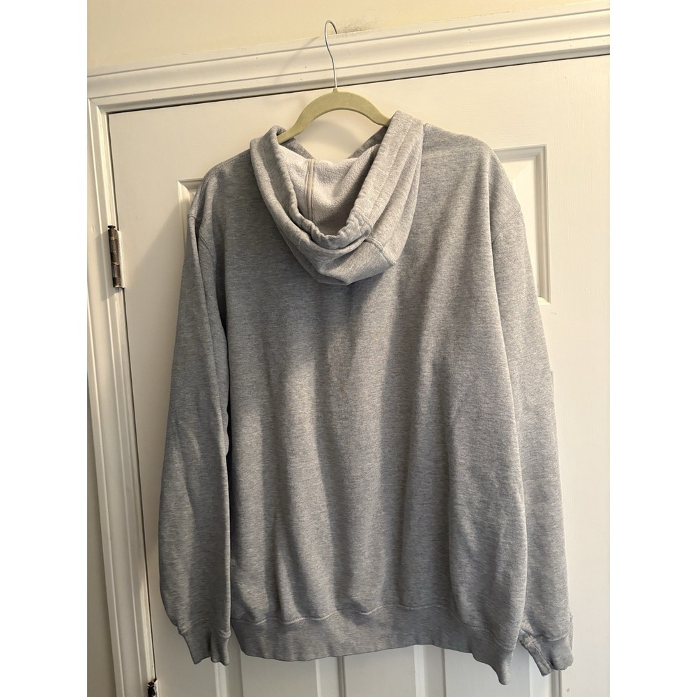 Carhartt Gray Fleece Loose Fit Hooded Sweatshirt Men's L - Picture 2 of 4
